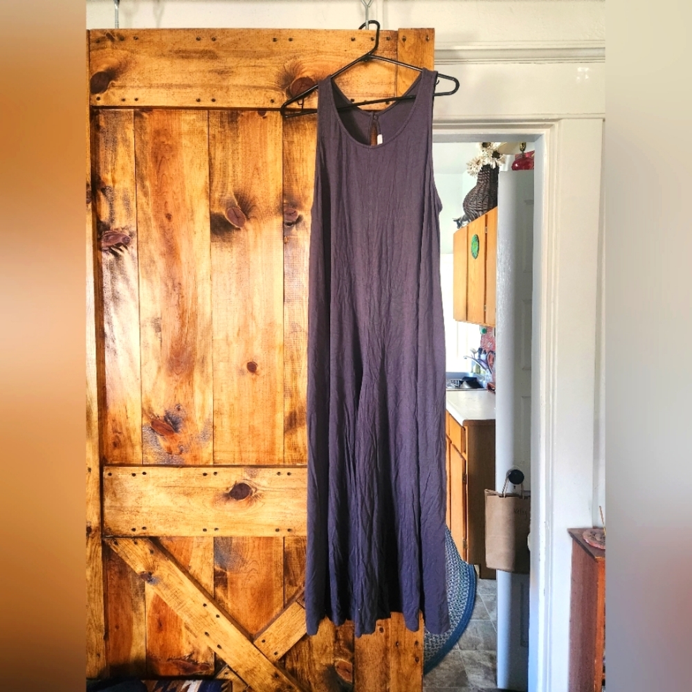 Cropped wide leg bohemian romper